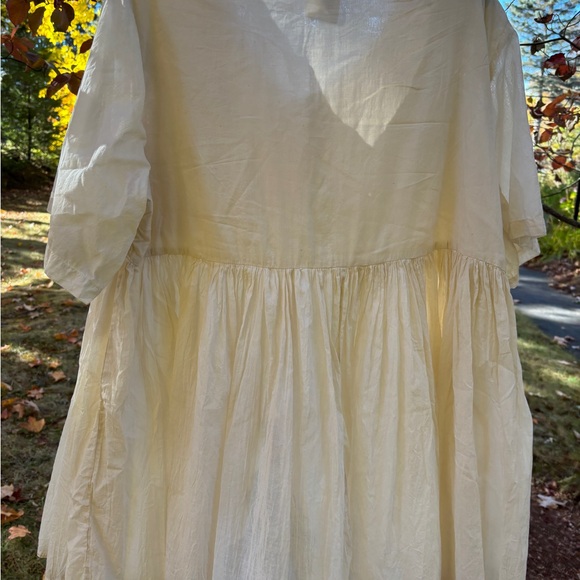 VINTAGE CREAM BOHO CROCHET KNIT ROMANTIC BLOUSE - SIZE 1X - Picture 16 of 16
